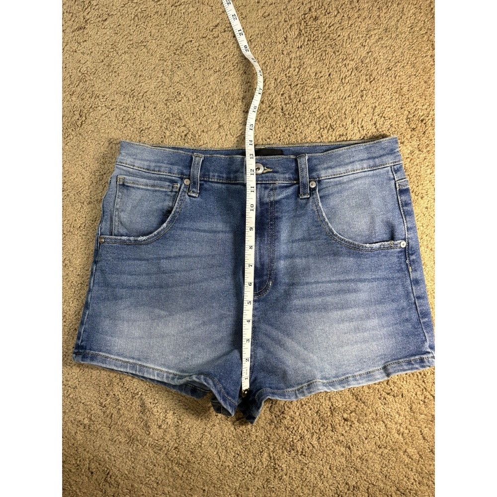 Kendall and Kylie The Drifter High Rise Shorts Women 13/31 Blue Denim - Picture 8 of 11